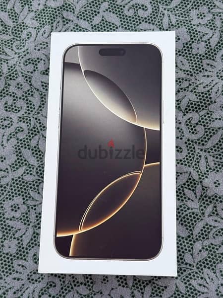 iPhone 16 Pro Max - Arabic Box - Natural titanium 3