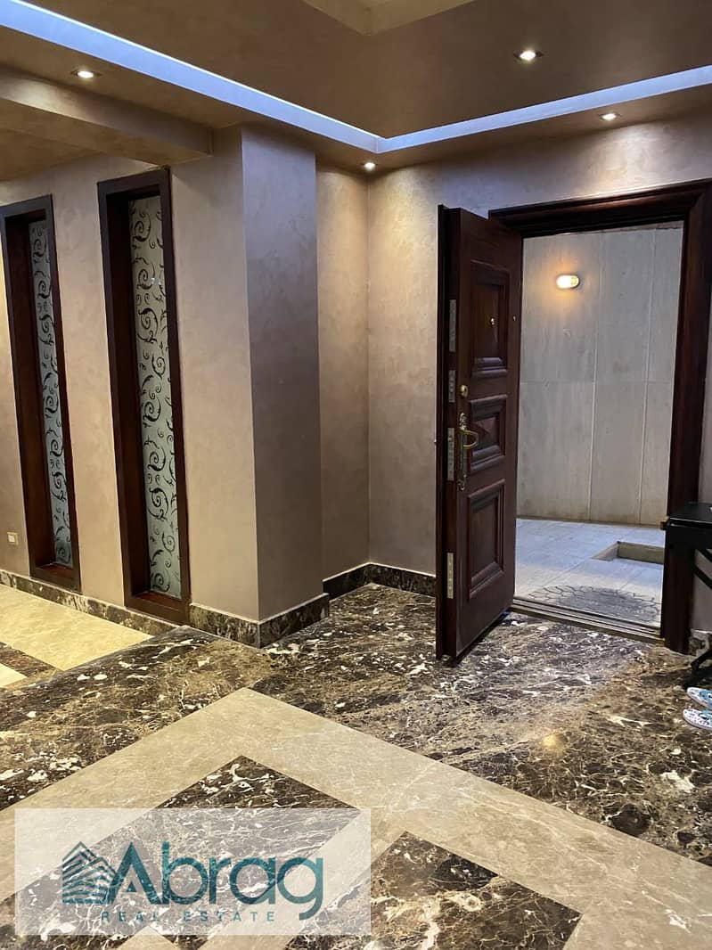 Duplex basement and high ground floor for sale in the Seventh District behind Al-Juman 1 - Sheikh Zayed 7