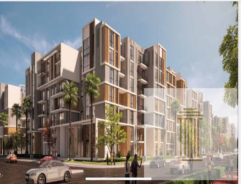 Apartment for sale 550 thousand down payment in Hassan Allam project and installments over 10 years in Mostakbal City 21