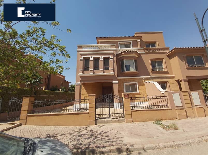 Own your Twin house now fully finished and partly furnished in New Cairo Ready to live inside a compound 7