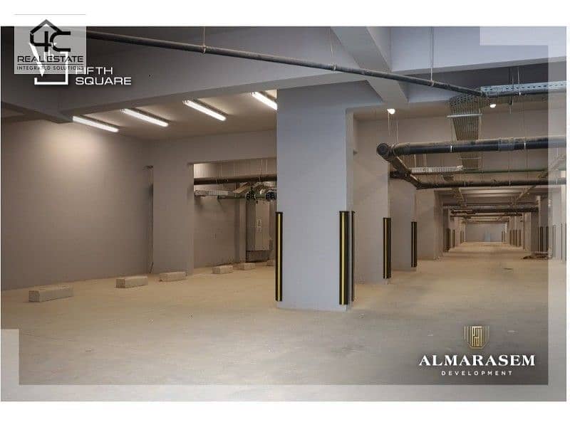 With the lowest down payment and total,  own a fully finished apartment with AC in a prime location in the heart of New Cairo 9