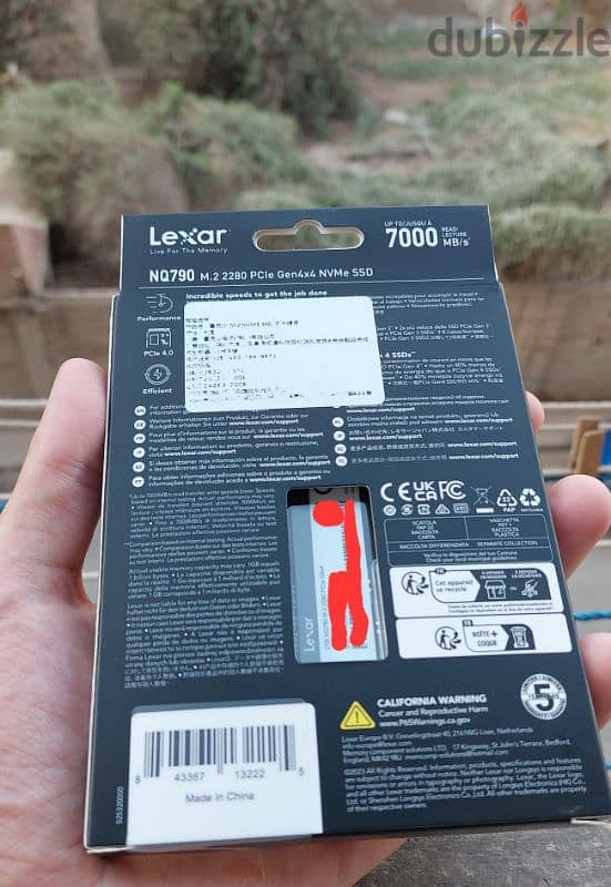 Lexar 2tb nq ssd (Totally new) 2