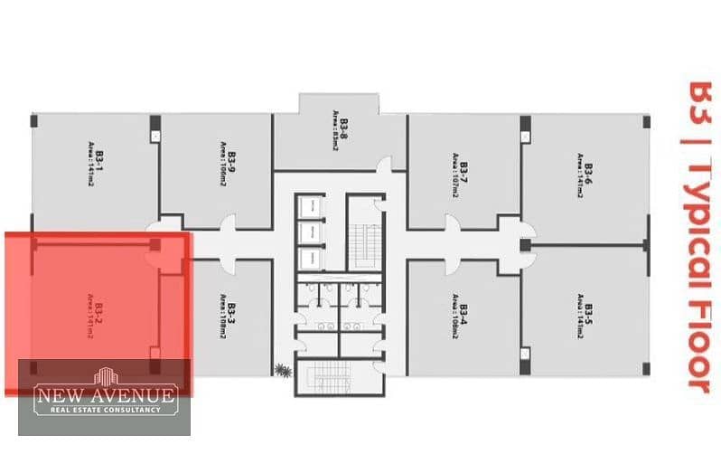 Corner Office 141 m for sale in Eastside             MS-AA 20 6