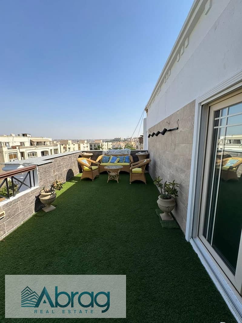 For sale penthouse 180 sqm + 30 sqm finished roof in Hadayek El Mohandiseen Compound, Sheikh Zayed 1