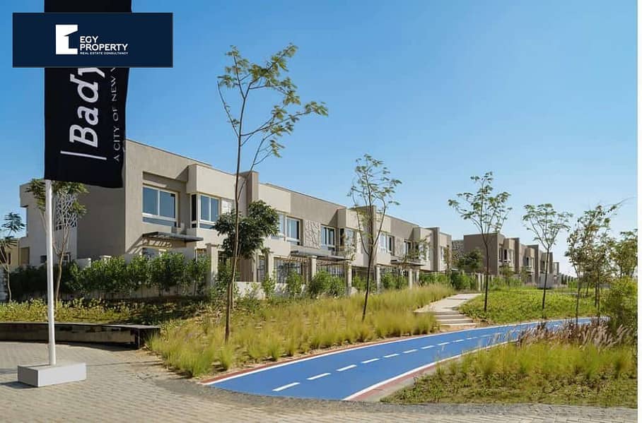 Own your new apartment with garden Fully finished payment plan over 10 years in Badya Palm Hills October best price 5