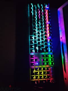 original aula keyboard fz058 + razer mousepad