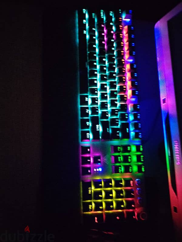 original aula keyboard fz058 + razer mousepad 0