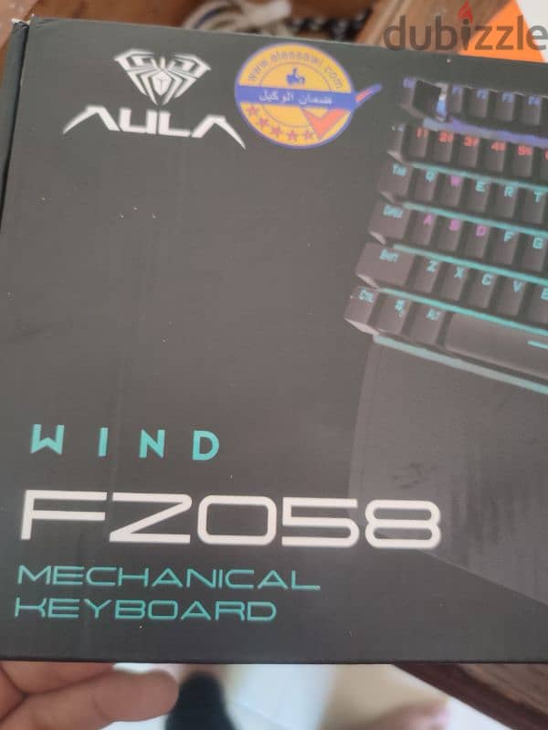 original aula keyboard fz058 + razer mousepad 5