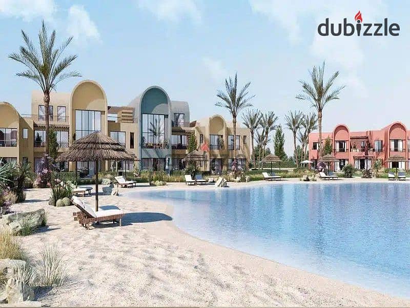 شالية للبيع تشطيب كامل في الجونة بالتقسيط - Chalet for sale fully finished in El Gouna with installments 0