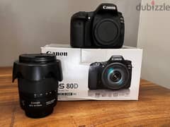 Canon 80D with 18-135 mm Kit lens - Perfect Condition 0