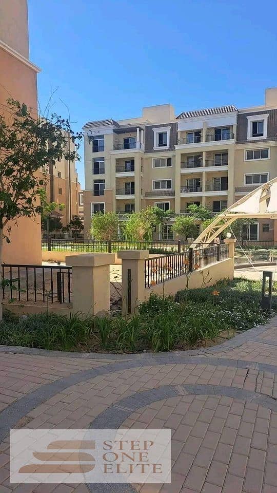 "Apartment for sale in installments in Sarai Compound in Mostakbal City, within the boundary of Madinaty. " 1