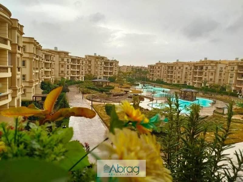 Apartment for sale in Golf Residence Compound, 160 meters, ground floor with garden, semi-finished 4