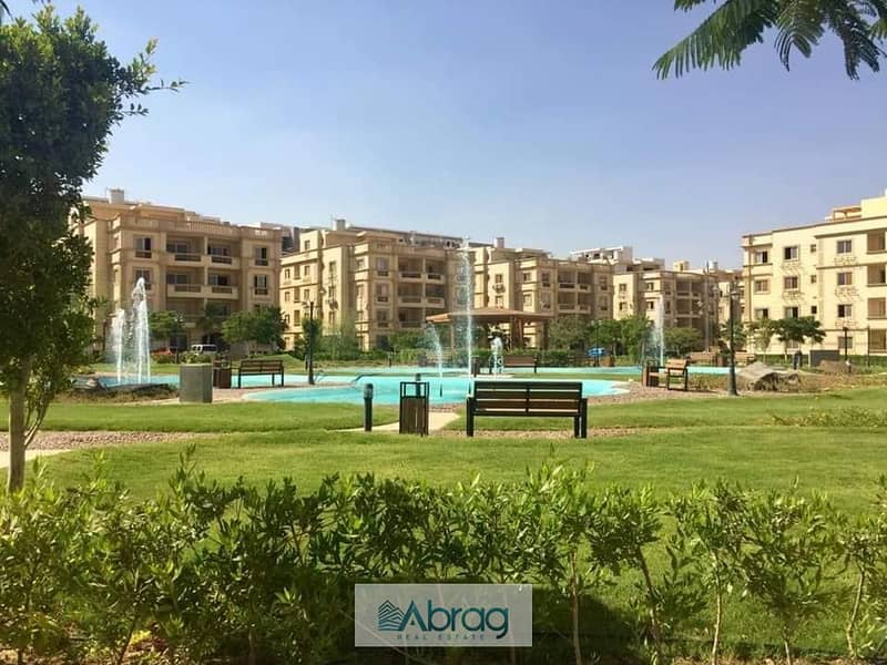 Apartment for sale in Golf Residence Compound, 160 meters, ground floor with garden, semi-finished 9