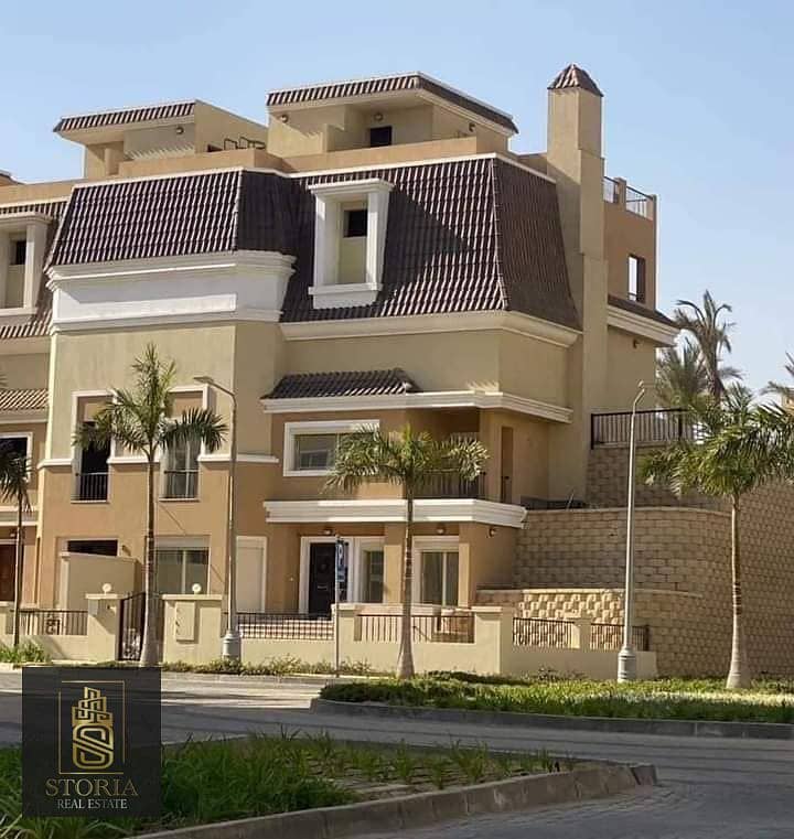 212m detached villa for sale at the price of an apartment in Sarai New Cairo Compound 1