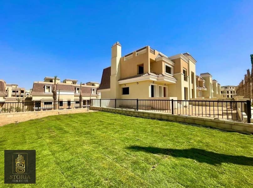 212m detached villa for sale at the price of an apartment in Sarai New Cairo Compound 6