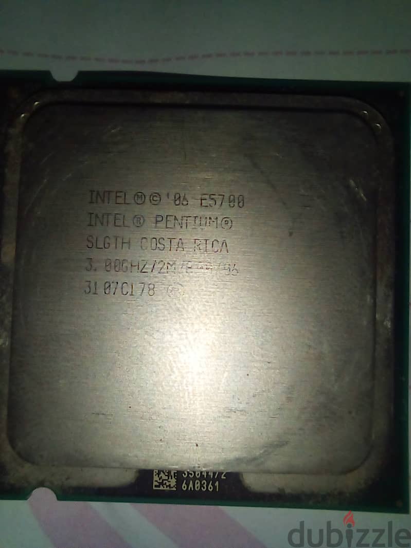 Intel Pentium Processor E5700 2M Cache 3.00 GHz 800 MHz 0