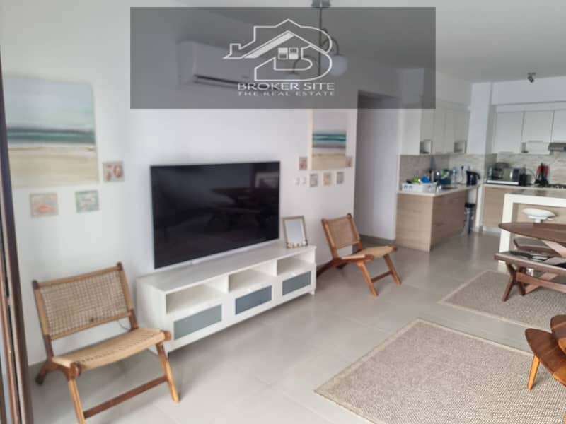 Chalet 2 bedrooms facing pure north steps to Safi beach and marina yacht club Marassi 2