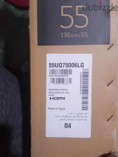 شاشة lg uq75006 uhd سمارت جديدة 0