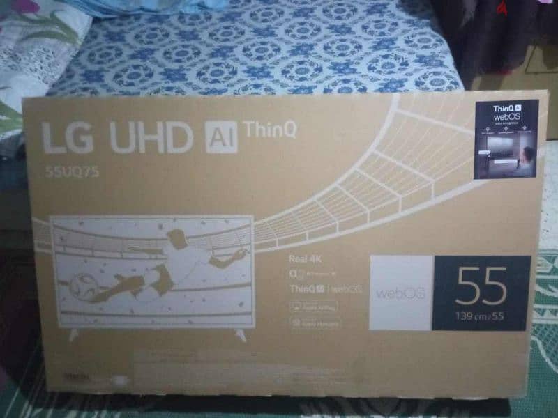 شاشة lg uq75006 uhd سمارت جديدة 1