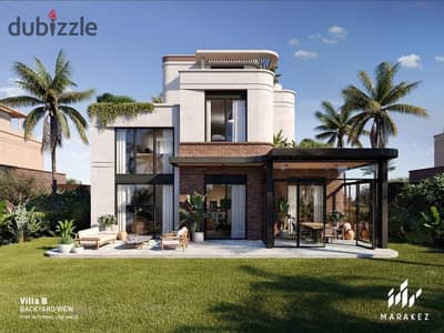 Villa at launch price in the Fifth Settlement  directly in front of Hyde Park and next to Golden Square  from Marakez Company