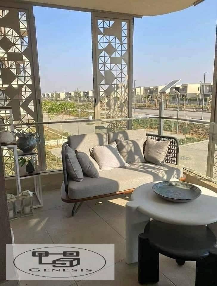 Apartment fully finished in October Badya Palm Hills Compound 4