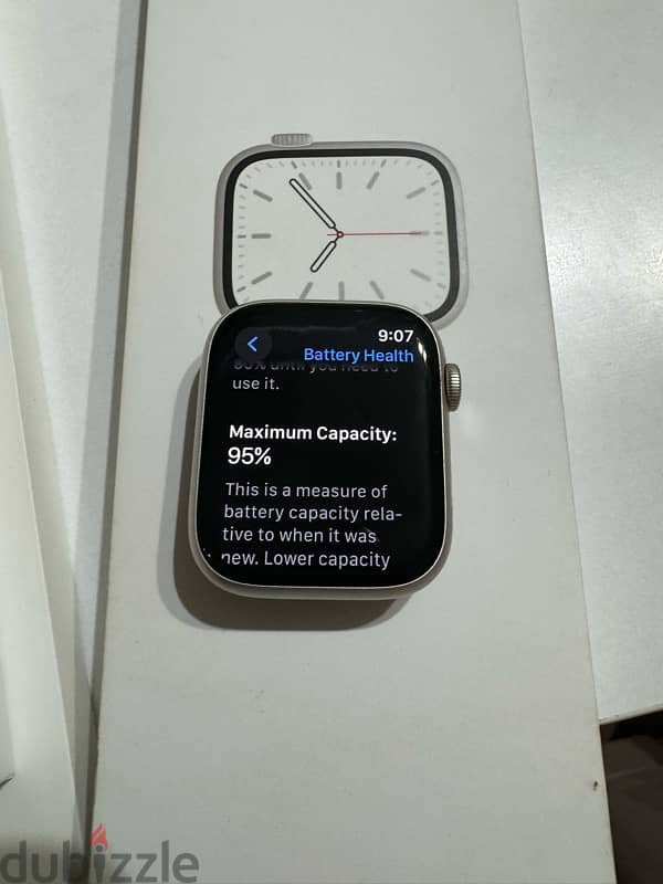 apple watch series 7 like new b:95% 4