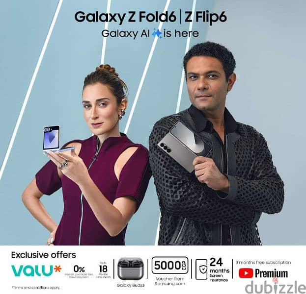 fold 6 512 and Galaxy buds 3 sealed متبرشم 3