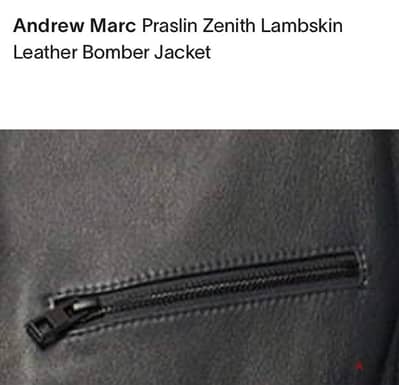 Andrew Marc Leather Jacket for men