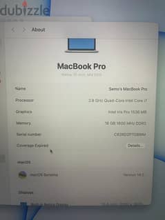 Macbook pro 2015