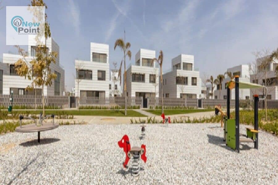 In front of the International Medical Center, own a Stand Alone 5-room villa in a fully serviced compound in Shorouk 6