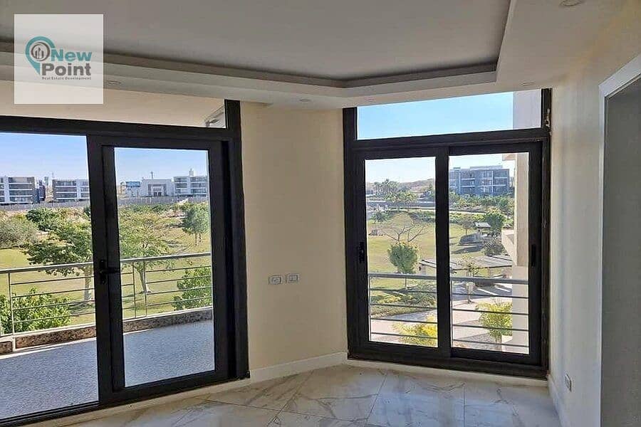 For sale, a 3-bedroom apartment near Nasr City in Taj City Compound in the First Settlement 1