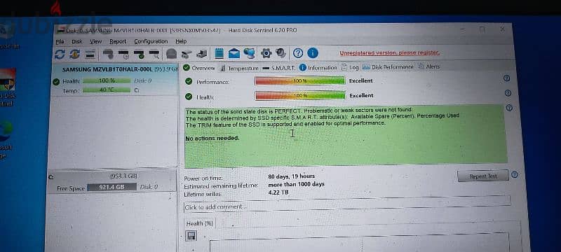 Hard ssd nvme 1tb Samsung 1