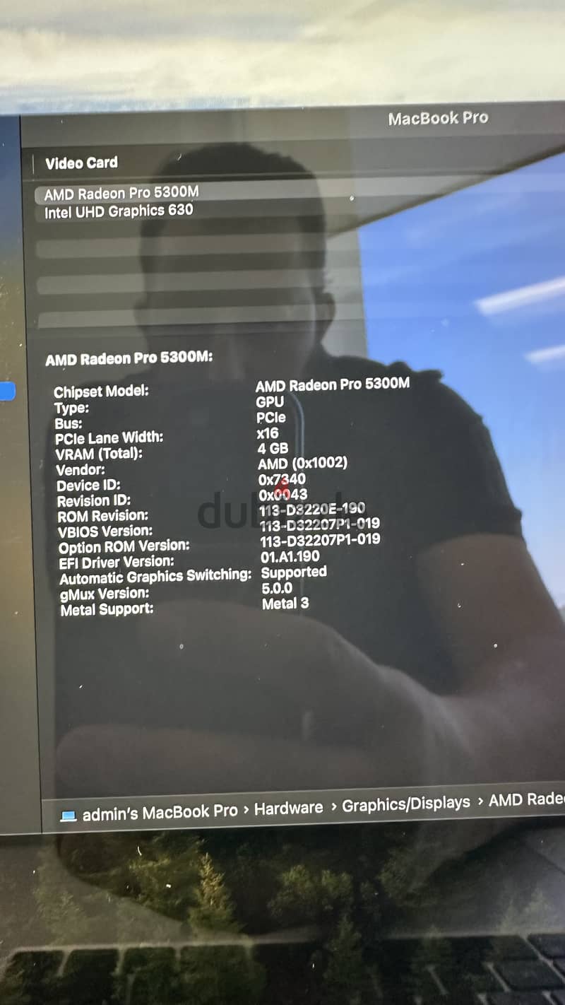 MacBook Pro 16 Inch 2019 15