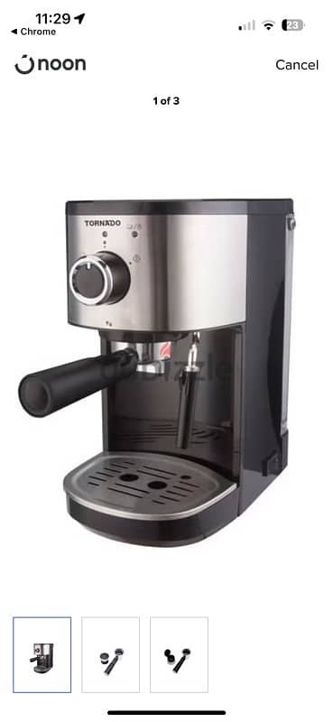 Coffee Machine Espresso Tornado