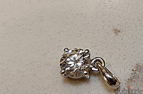 0.73 ctw VVS2, E, diamond pendant from Damas