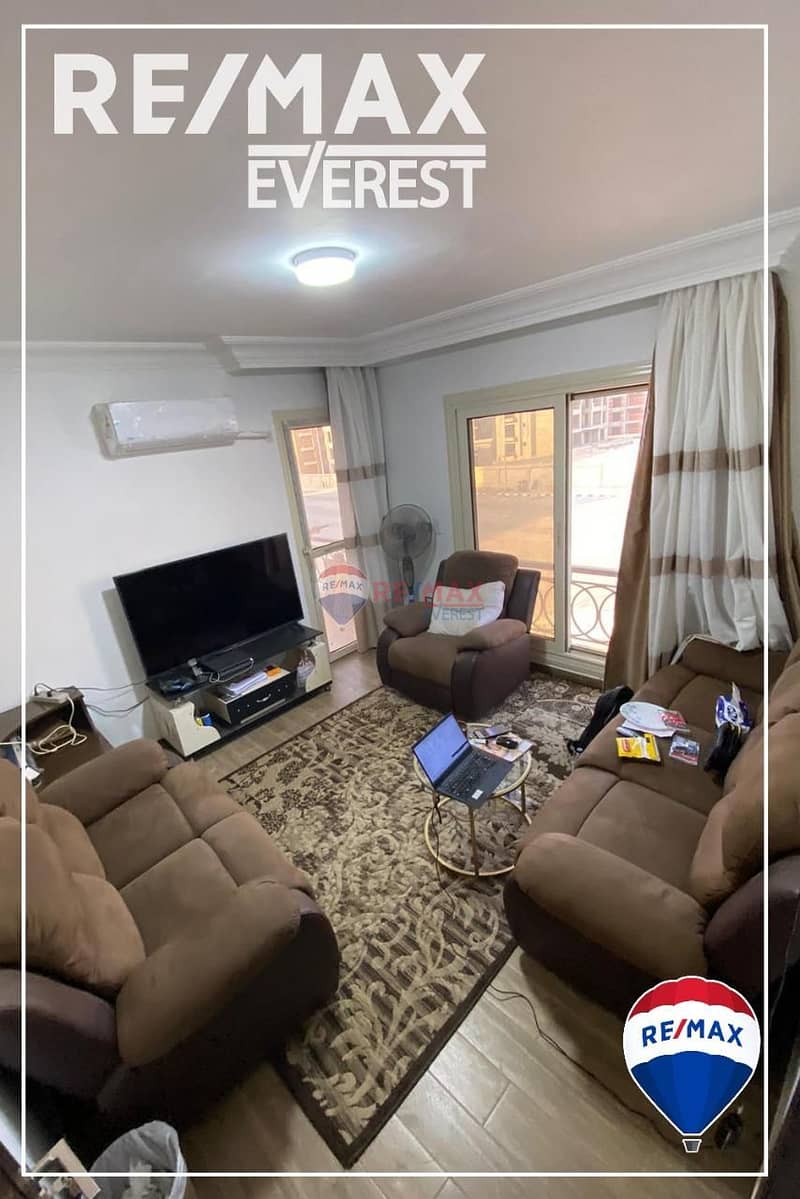 Fully furnished apartment for rent in El Khamayel compound 2