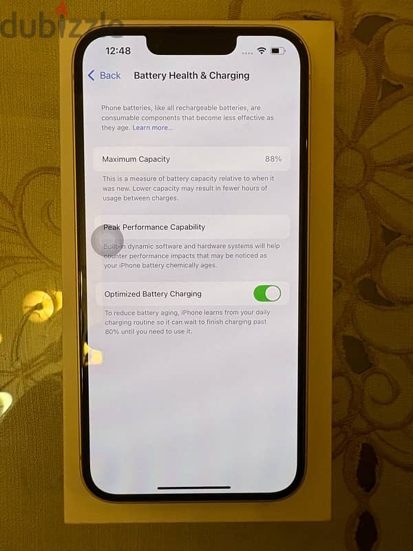 iPhone 14 yellow 128GB battery 88% no scratches 1