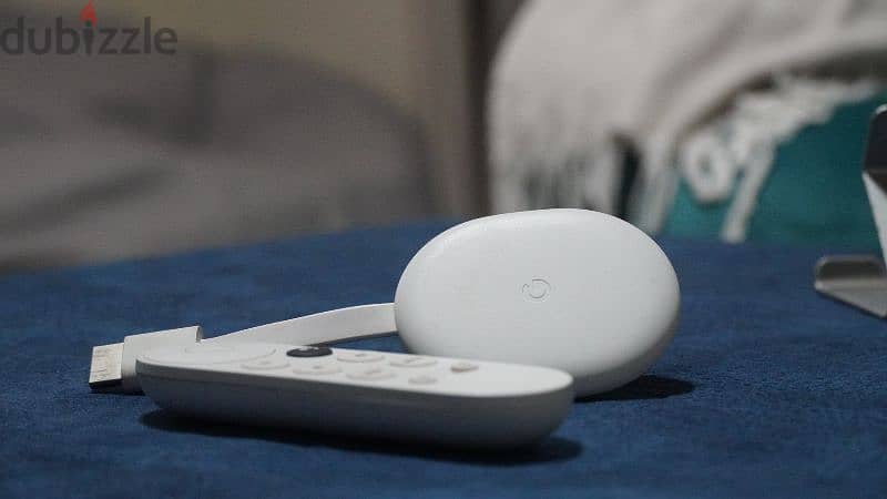 Chromecast HD جهاز بث كروم كاست للتلفزيون بدقة عالية الوضوح لون أبيض 5