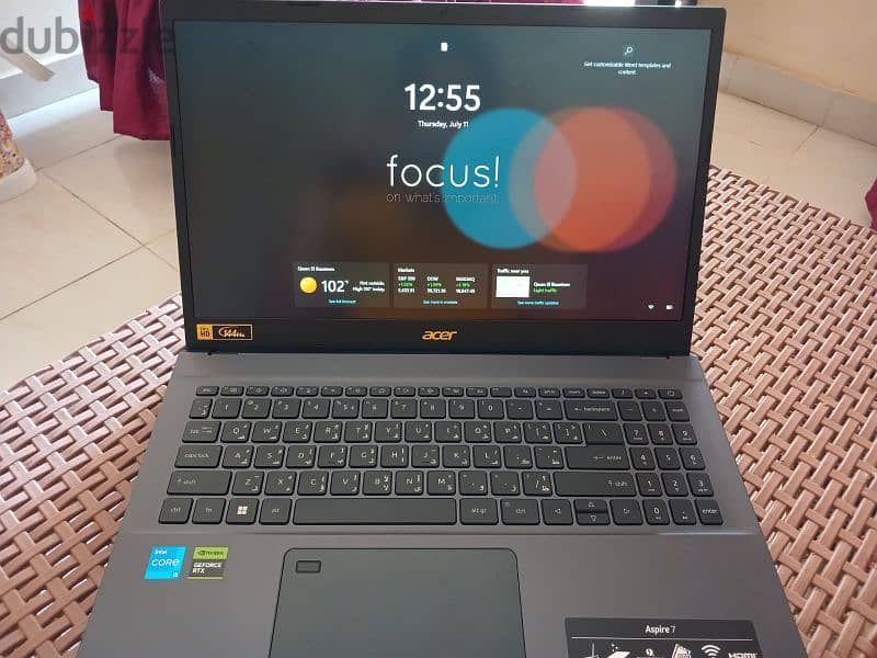 لاب توب زيرو بالضمان بدون خدش i5 12450h |RTX 3050 4GB|m. 2 512GB |16ram 0