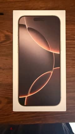 iPhone 16 Pro Max 256GB * New desert titanium color * Sealed.