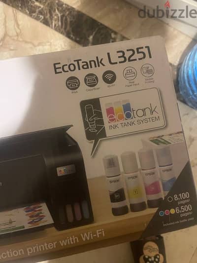 برنتر Eco tank L3251 السعر 8500 جديد