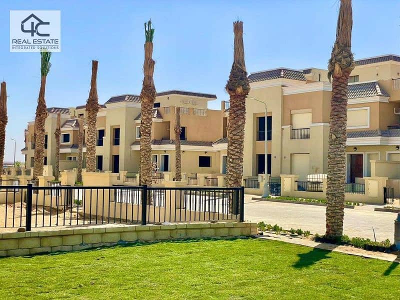 S Villa Middle 212m bahry prime location  with the lowest down payment in Sarai Compound 3