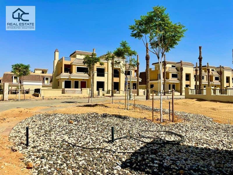 S Villa Middle 212m bahry prime location  with the lowest down payment in Sarai Compound 4