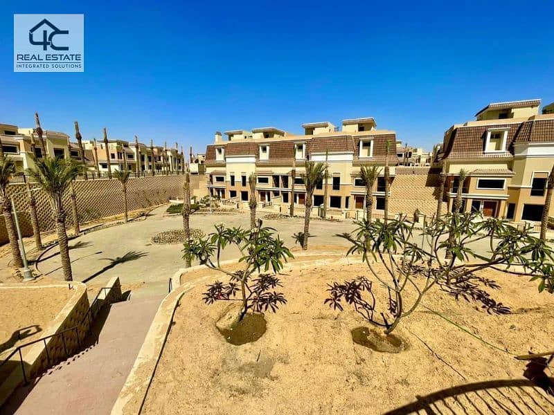 S Villa Middle 212m bahry prime location  with the lowest down payment in Sarai Compound 8