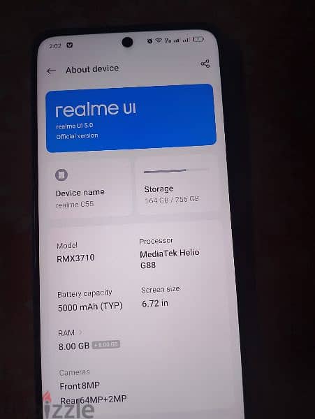 Realme C55  كسر زيرو 4