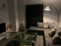 For rent ground floor apartment  220 sqm, Ninth District Sheikh Zayed, fully furnished modern furnishings