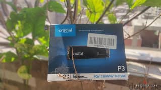 هارد SSD P3 2 تيرابايت NVMe M. 2،من كروشال - CT2000P3SSD8 0