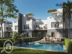 Twin house 496 sqm in Dunes, Sheikh Zayed, in installments, Dunes