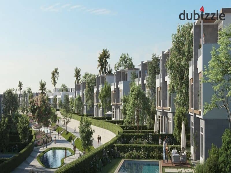 Twin house 496 sqm in Dunes, Sheikh Zayed, in installments, Dunes 5