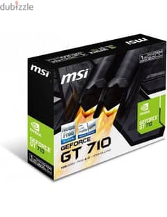 كارت شاشه MSI GeForce GT 710 2  DDR3 : NVIDIA GeForce GT 710- لقطة 0